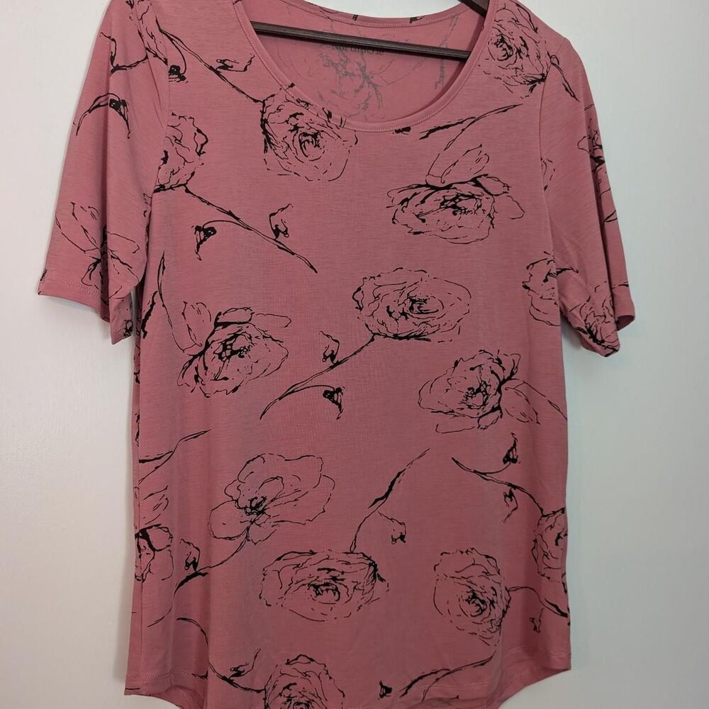 Northstyle Women's Pink Floral T-shirt